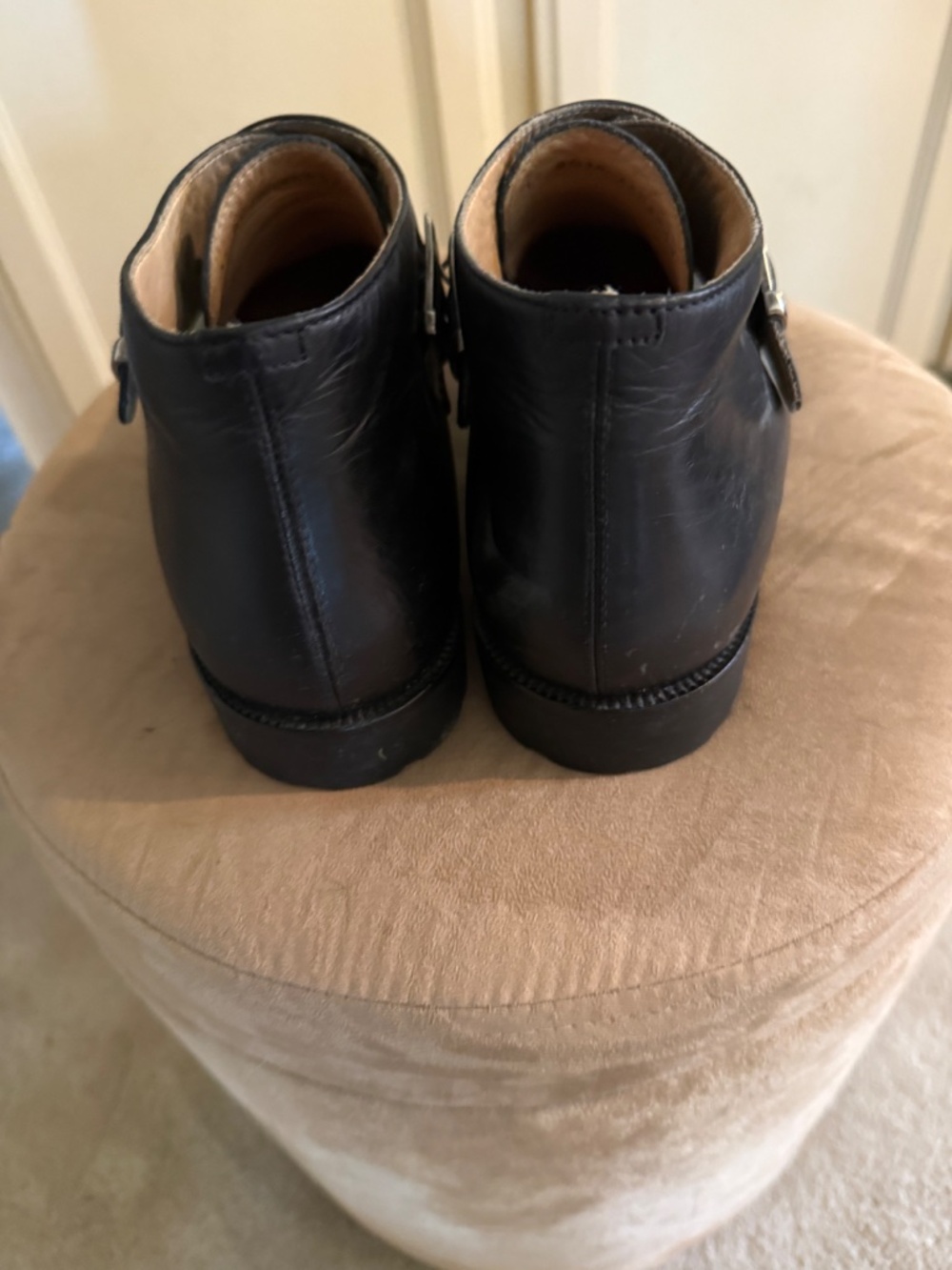 Kenneth Cole Monk Buckle Ankle Boots - Picture 2 of 5